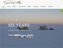 Tablet Screenshot of cyclingthe6.com